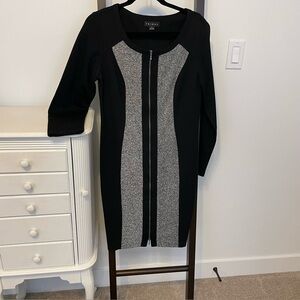 Tribal dress size 8. Black and grey. Amazing preowned condition. Looks new!